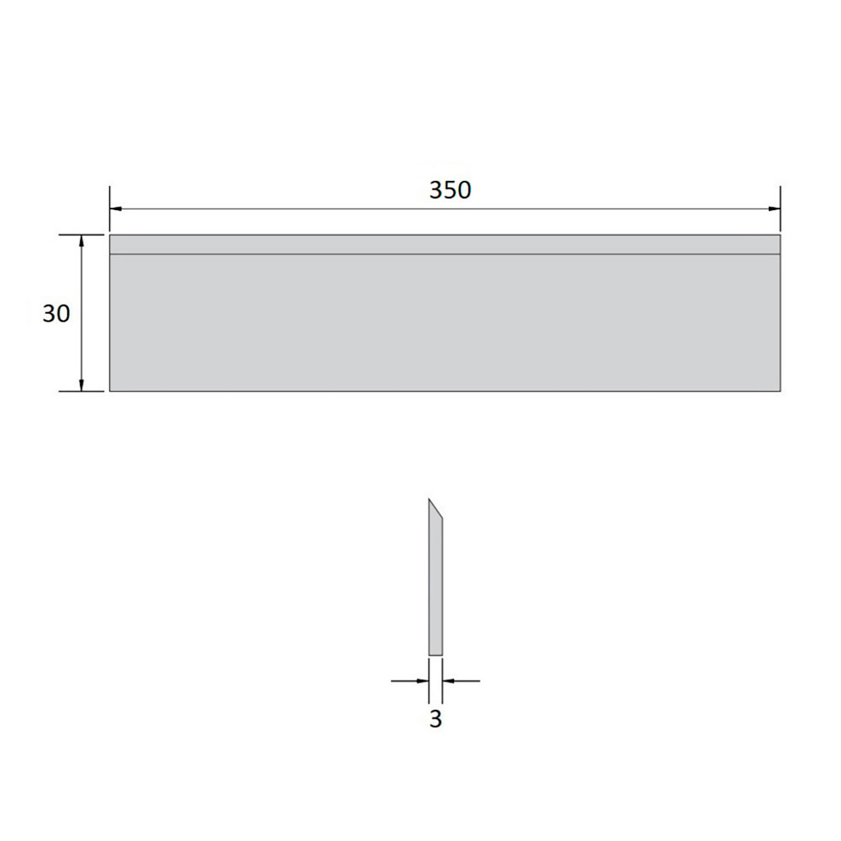 Facas para Desempeno 350x30x3mm (PAR) - Imagem 2