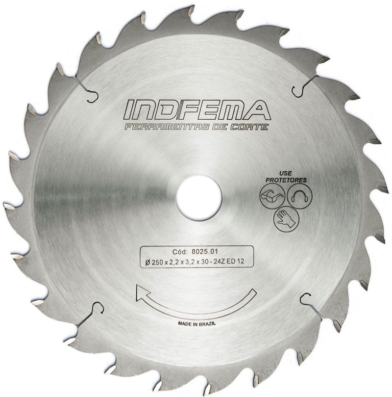 Serra Circular Ø250 x 24 Dentes