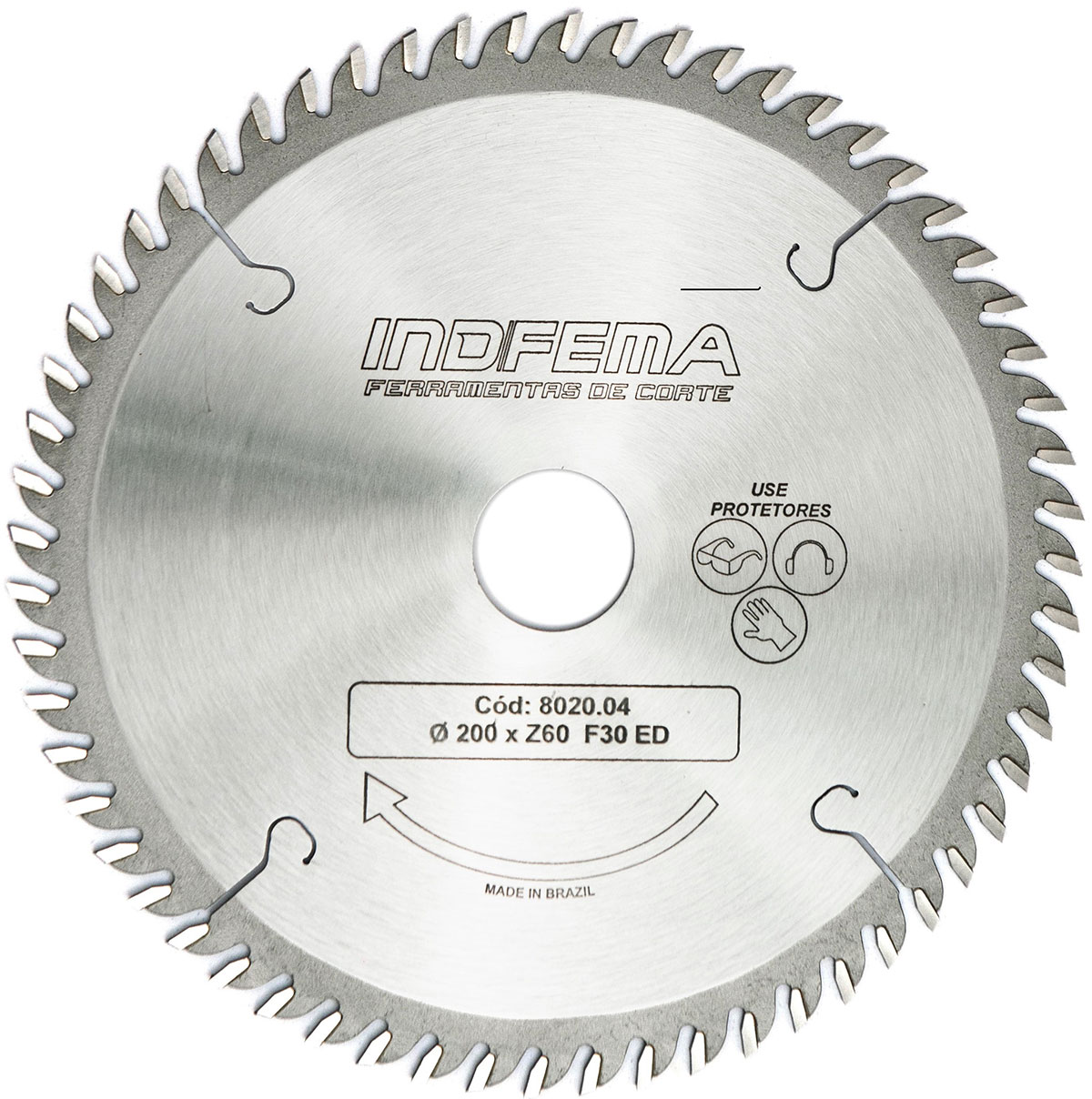 Serra Circular Ø200 x 60 Dentes ED (Alternados)