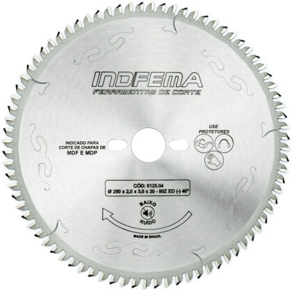 Serra Circular Baixo Ruído Ø250 x 80 Dentes ED(-)40º